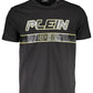 Black Cotton Men T-Shirt