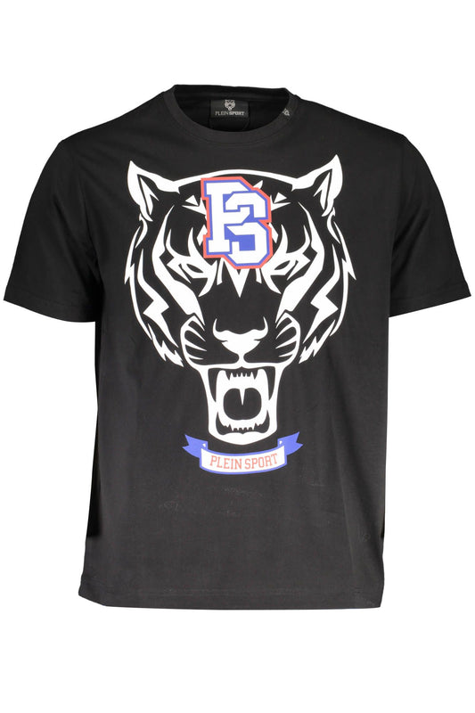 Black Cotton Men TShirt
