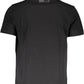 Black Cotton Men T-Shirt