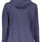 Blue Cotton Women Sweater