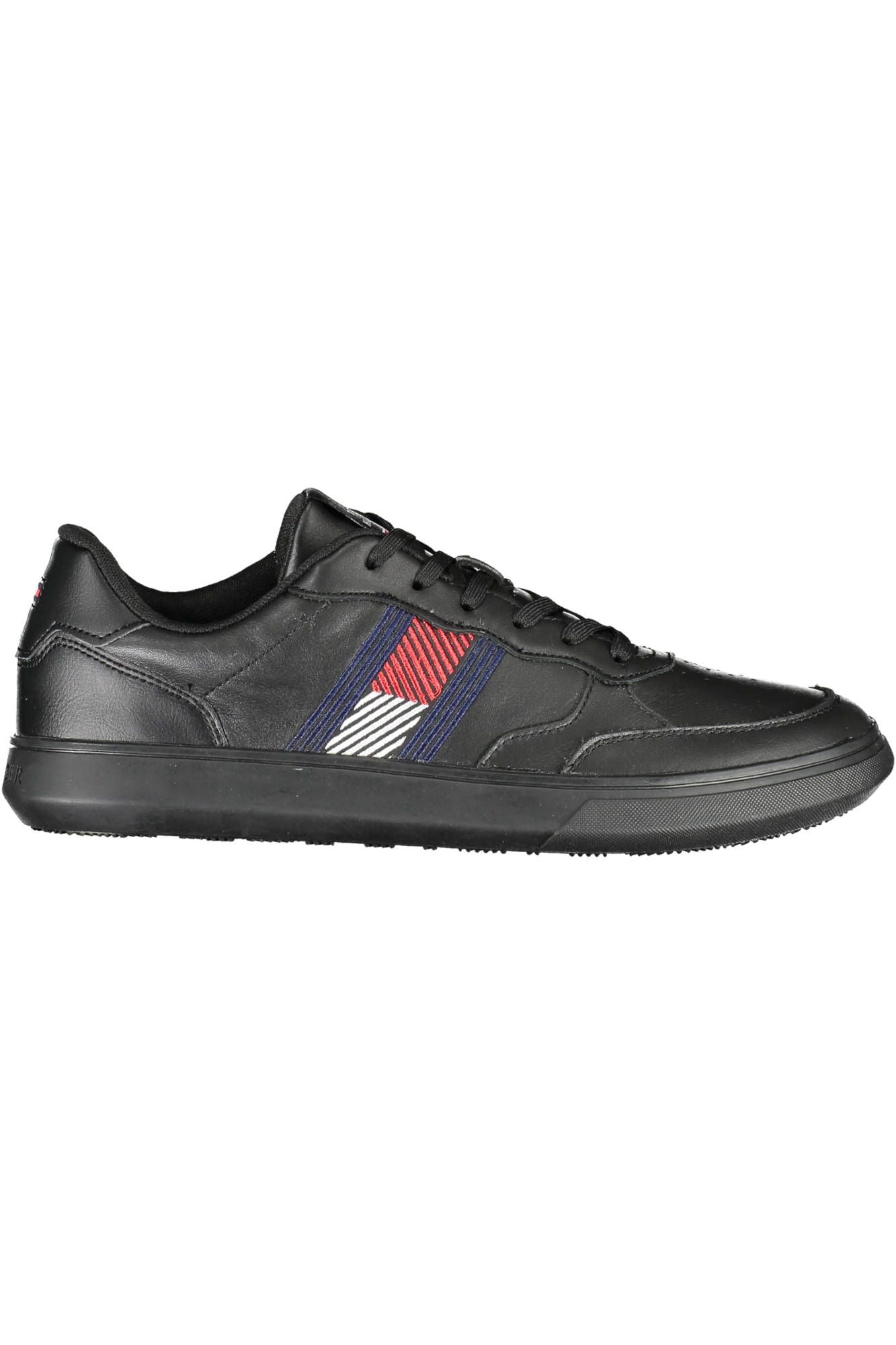 Black Leather Men Sneaker