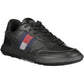 Black Leather Men Sneaker