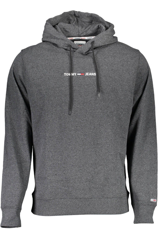 Black Cotton Men Sweater