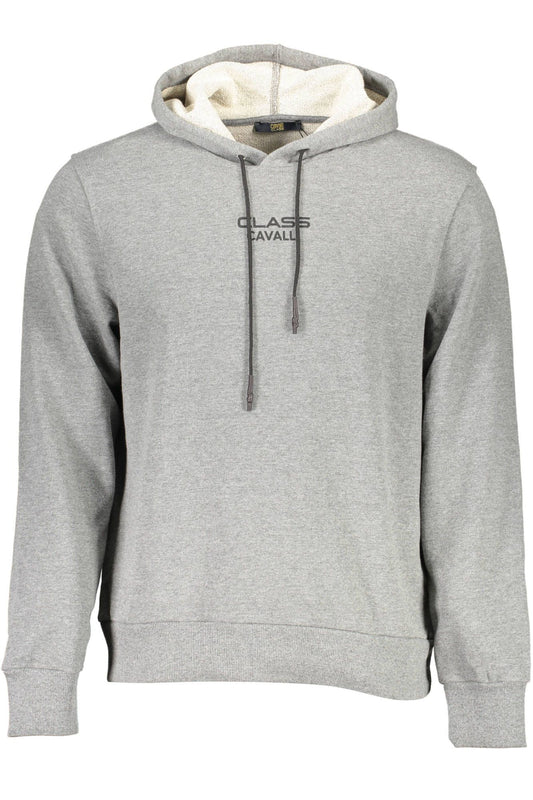 Gray Cotton Men Sweater