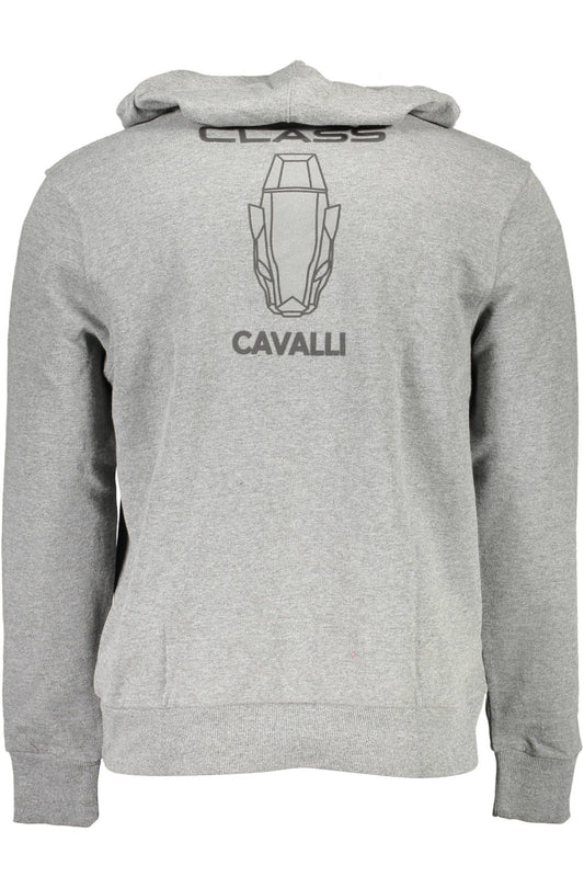 Gray Cotton Men Sweater