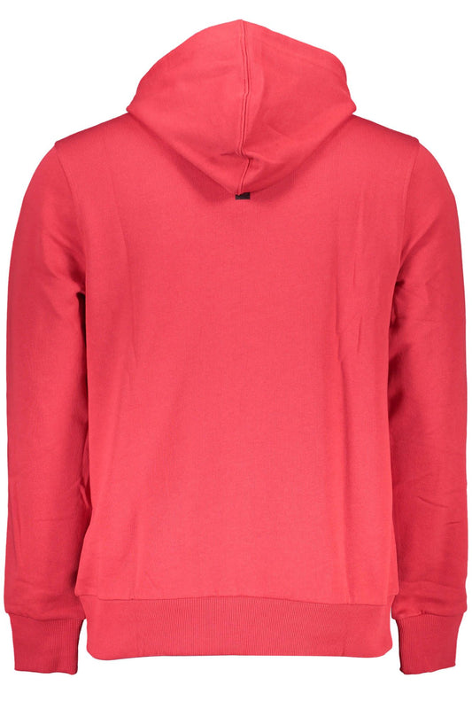 Red Cotton Men Sweater