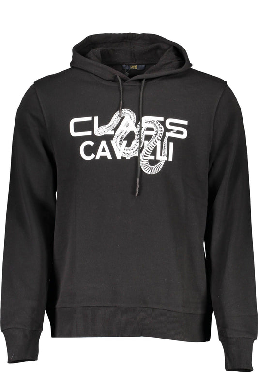 Black Cotton Men's Sweater