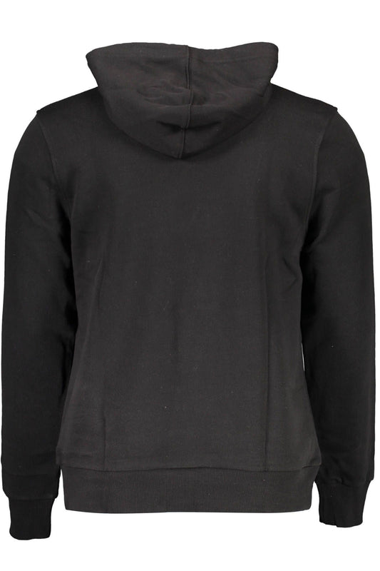 Black Cotton Men's Sweater