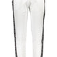 White Cotton Men Sports Trouser