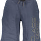 Blue Cotton Men Shorts