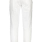 White Cotton Men Sports Trouser