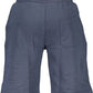 Blue Cotton Men Shorts