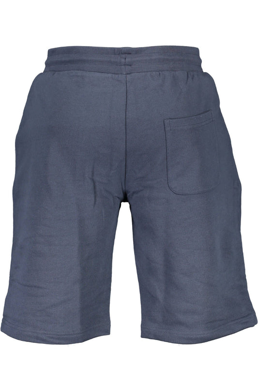 Blue Cotton Men Shorts