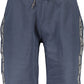 Blue Cotton Men Short