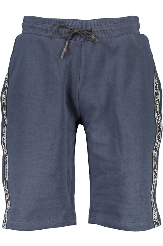 Blue Cotton Men Short