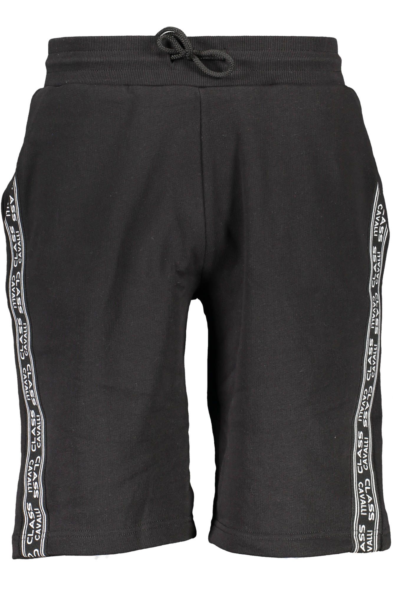 Black Cotton Men Short