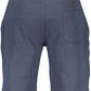 Blue Cotton Men Short