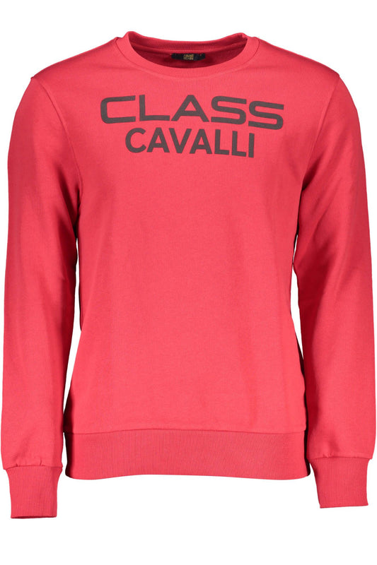 Red Cotton Men Sweater