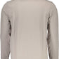 Beige Cotton Men Sweater