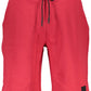 Red Cotton Men Short