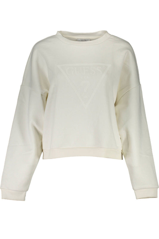 White Cotton Women Sweater