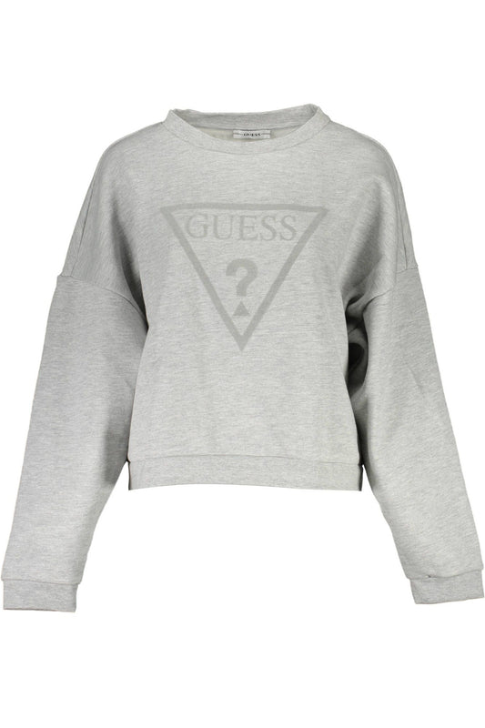 Gray Cotton Women Sweater