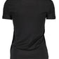 Black Cotton Women T-Shirt