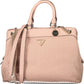 Pink Polyethylene Women Handbag