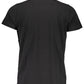 Black Cotton Men Polo Shirt