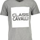 Gray Cotton Men T-Shirt