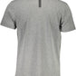 Gray Cotton Men T-Shirt