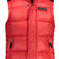Red Polyester Men Jacket