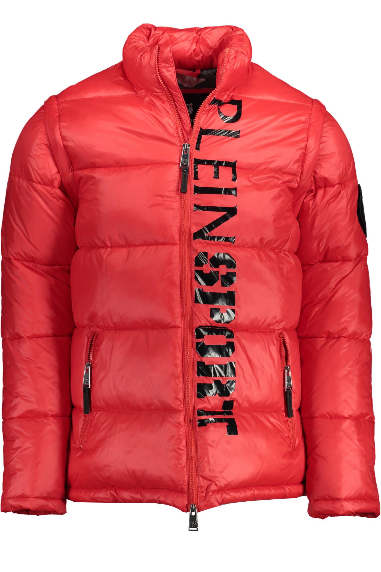 Red Polyamide Men Jacket