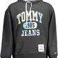 Black Cotton Men Sweater