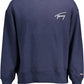 Blue Cotton Men Sweater
