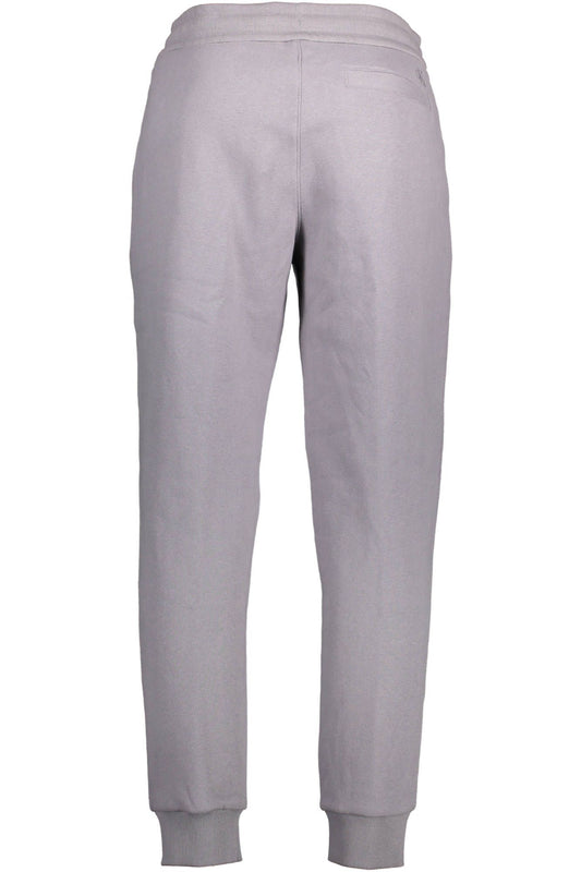 Gray Cotton Men Sports Trousers