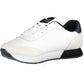 White Polyester Men Sneaker
