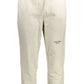 Beige Cotton Men Sport Trouser