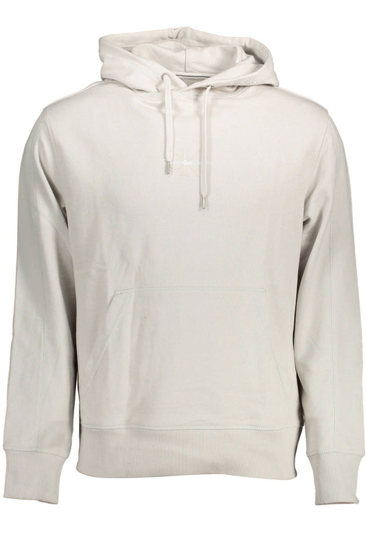 Gray Cotton Men Sweater