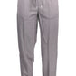 Gray Cotton Men Pants