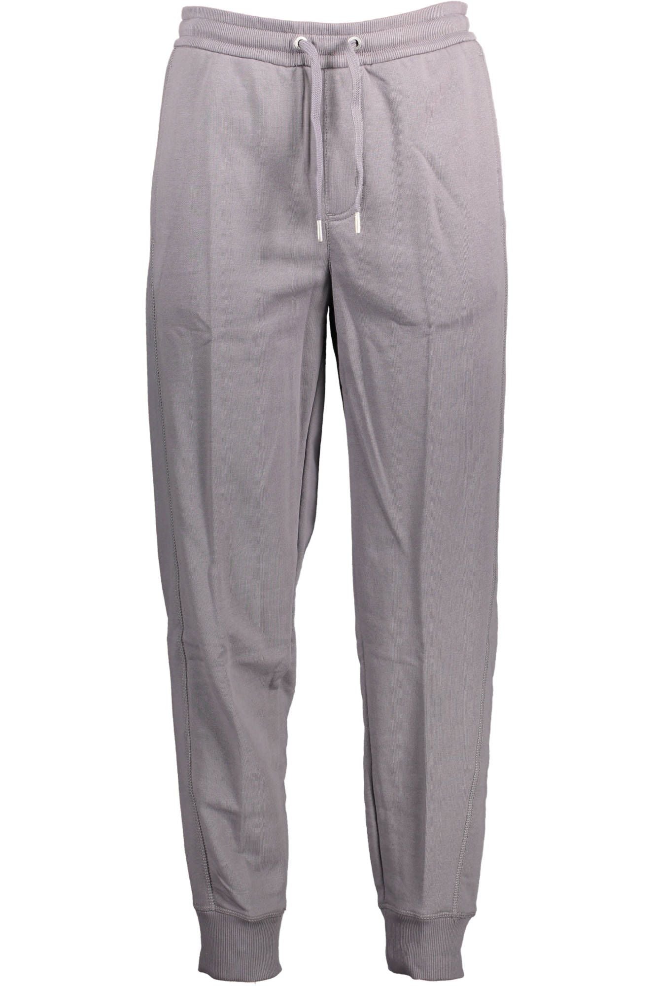 Gray Cotton Men Pants