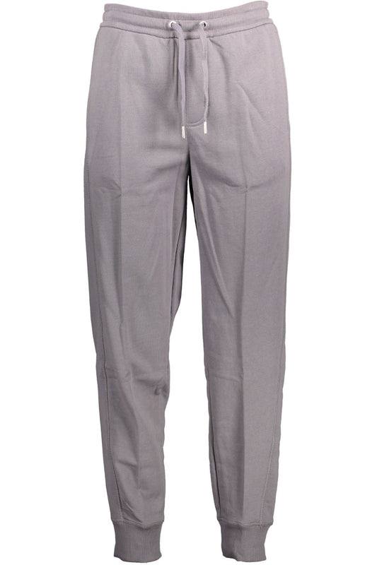 Gray Cotton Men Pants