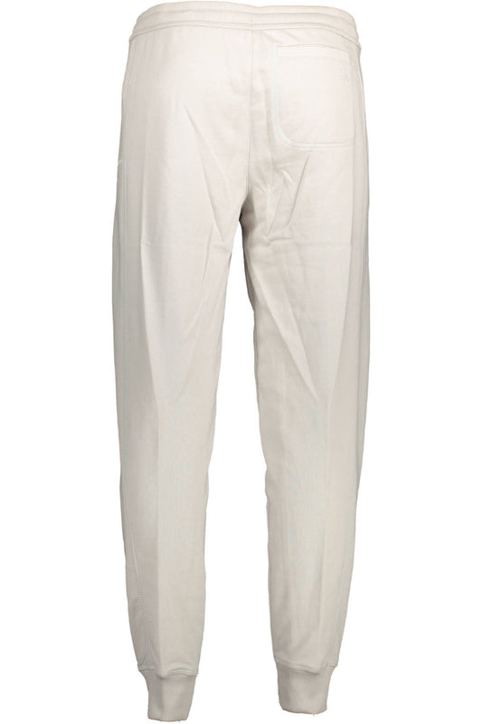 Gray Cotton Men Sports Trousers