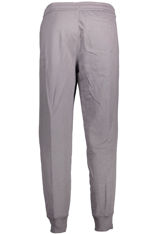 Gray Cotton Men Pants