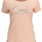 Pink Cotton Women Top