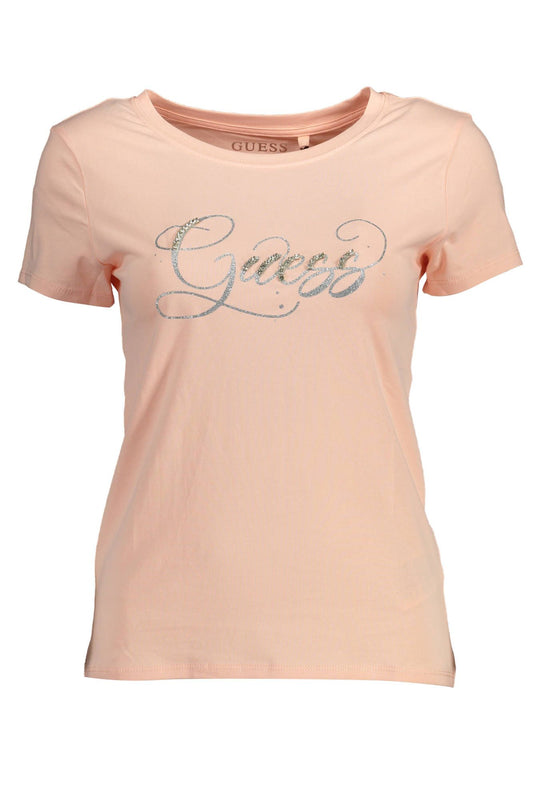 Pink Cotton Women Top