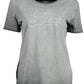 Black Cotton Women T-Shirt