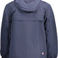 Blue Polyamide Men Jacket