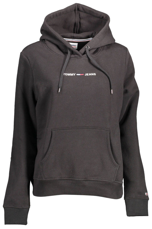Black Cotton Women Sweater