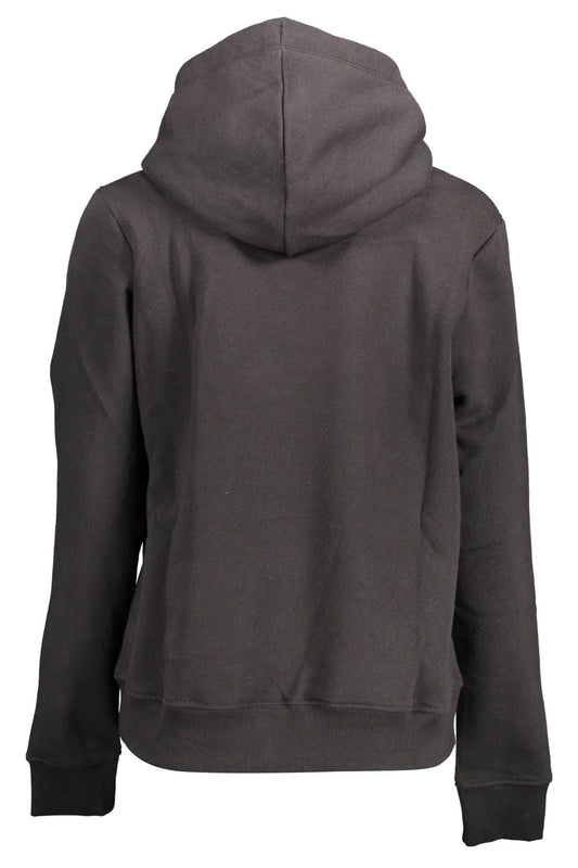 Black Cotton Women Sweater